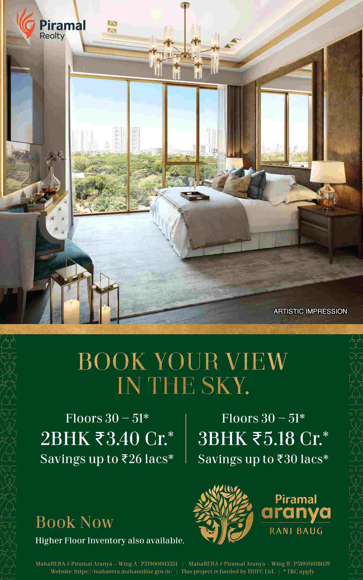 Book your view in the sky at Piramal Aranya in Byculla East, Mumbai